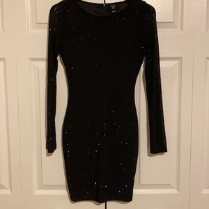 Black Windsor sequined dress